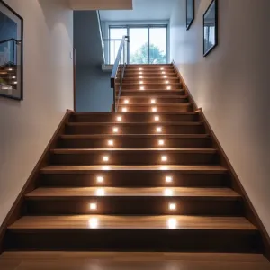 Oświetlenie schodów w domu