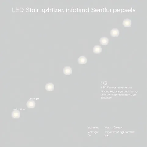 Oświetlenie Schodowe Led Z Czujnikiem Ruchu 230V Schemat