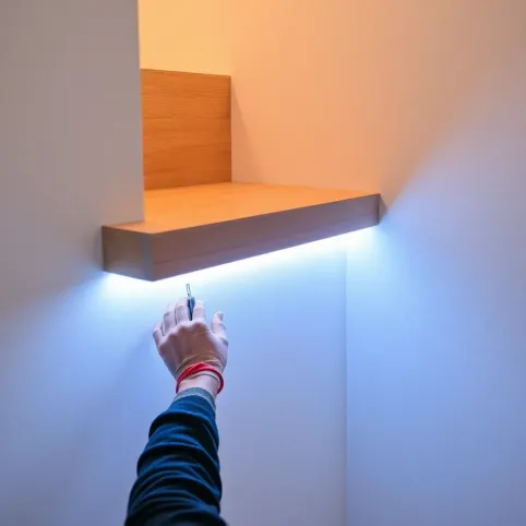 Oświetlenie schodowe montaż