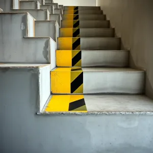 Oznaczenie schodów bhp