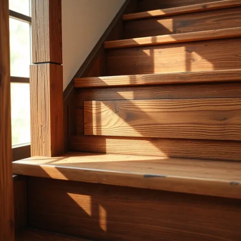 Panele na stare schody drewniane