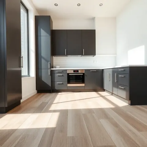 Panele winylowe na płytki w kuchni