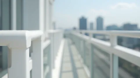 Plastikowe balustrady na balkon