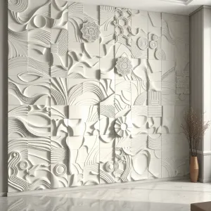 Płytki 3D do salonu