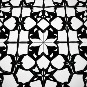 płytki czarnobiałe wzory