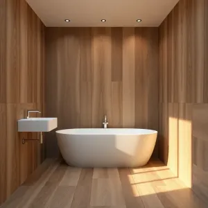 Płytki drewnopodobne łazienka inspiracje