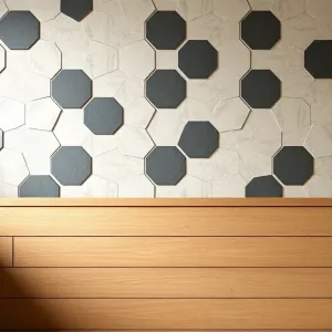 Płytki heksagonalne z panelami