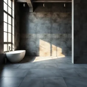 Płytki łazienkowe w stylu loft