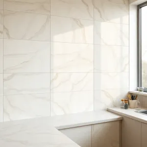 Płytki marmurowe na ścianę w kuchni