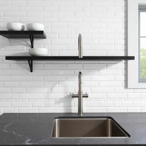 Płytki nad blatem w kuchni