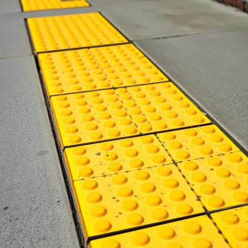 Płytki ostrzegawcze dla niewidomych