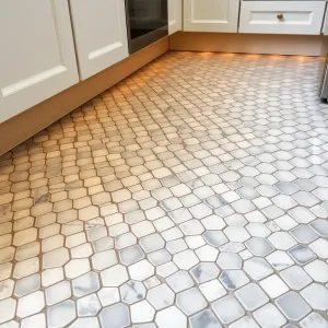 Płytki pod szafkami w kuchni