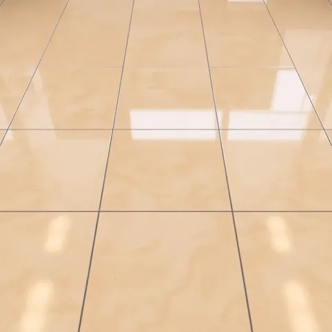 Płytki podłogowe beżowe z połyskiem