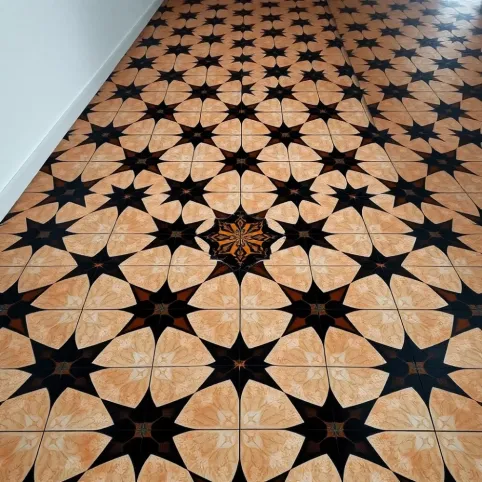 Płytki podłogowe wzór geometryczny