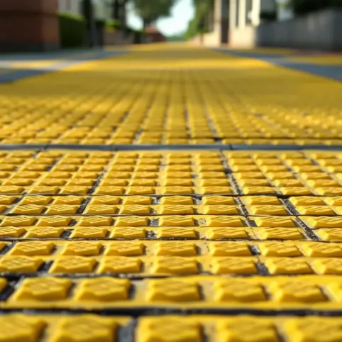 Płytki prowadzące dla niewidomych