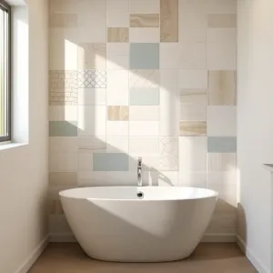 Płytki samoprzylepne na ścianę do łazienki