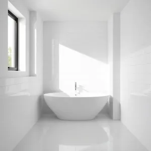 Płytki ścienne do łazienki białe