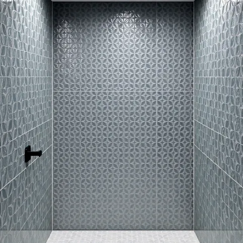 Płytki szklane do łazienki 3D