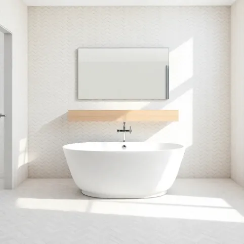 Płytki w jodełkę łazienka