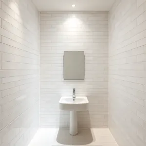 Płytki w małej łazience pionowo czy poziomo