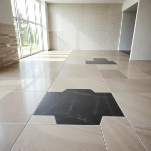 Płytki w salonie  aranżacje