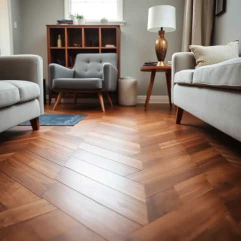 Podłoga w jodełkę jaki styl