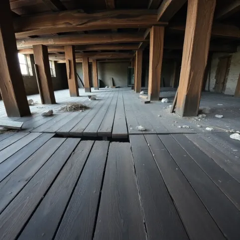 Podłoga w kamienicy na legarach