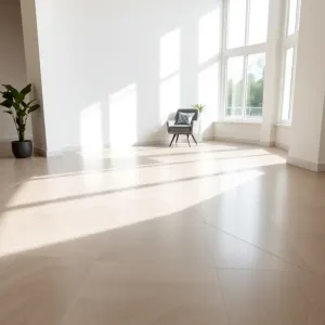 Podłoga w salonie z płytek