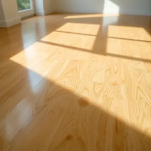 Podłoga z płyt OSB lakierowana