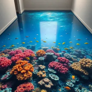 Podłoga z żywicy epoksydowej 3D cena