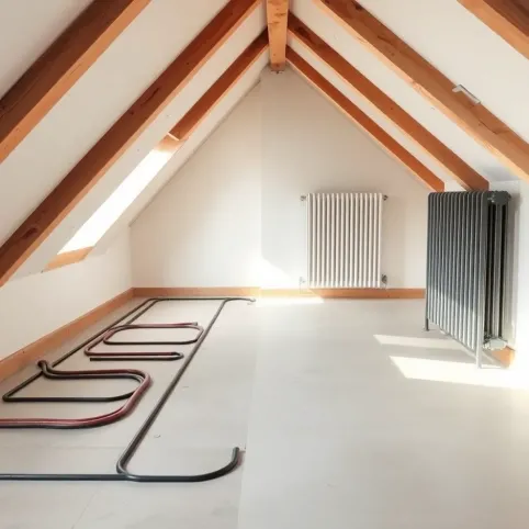 Podłogówka czy grzejniki na poddaszu