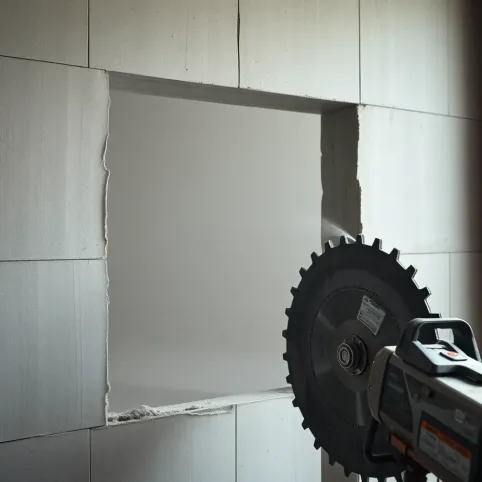 Poszerzenie otworu drzwi w wielkiej płycie