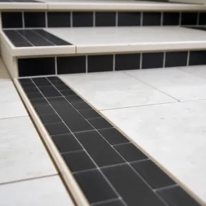 Profil schodowy do płytek czarny