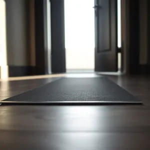 Próg do drzwi wejściowych w bloku