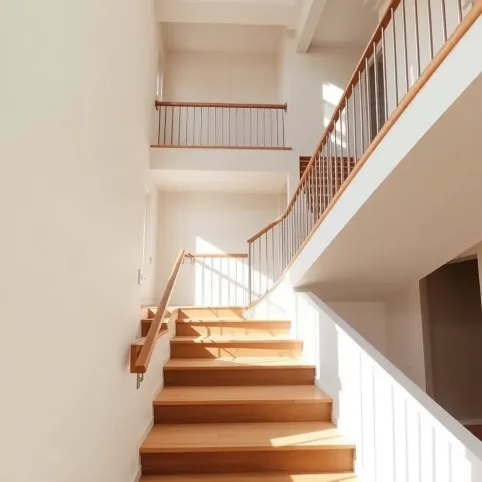 Projekt klatki schodowej w bloku