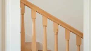 Prosta balustrada drewniana