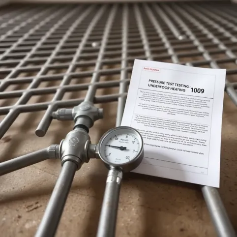 Protokół próby szczelności ogrzewania podłogowego