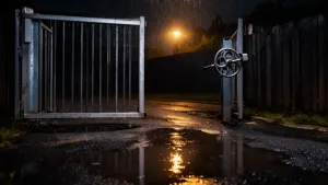 Ręczne otwieranie bramy wjazdowej