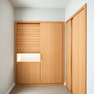 Rolety zamiast drzwi do szafy