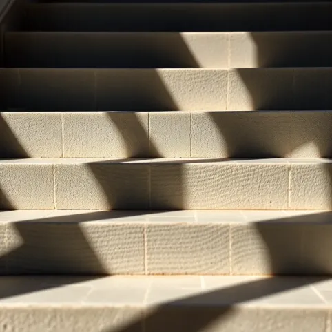 Różna wysokość stopni schodów