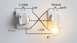 schemat podłączenia wyłącznika schodowego