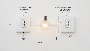 schemat wyłącznika schodowego