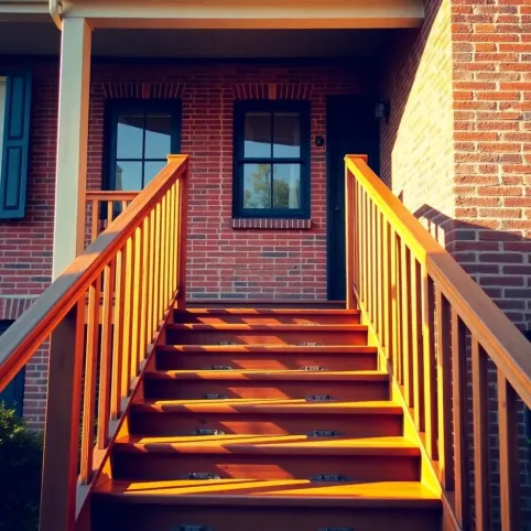 Schody do domku holenderskiego