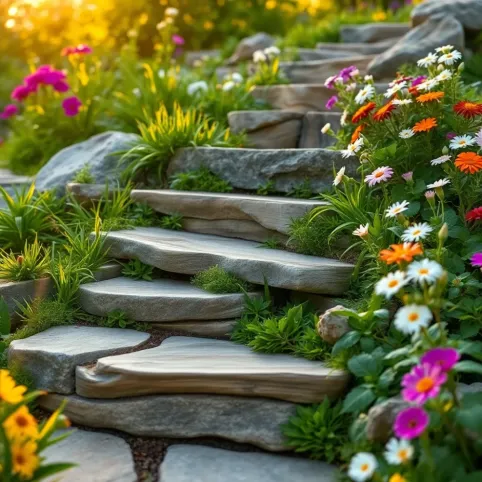 Schody do ogrodu zrób sam