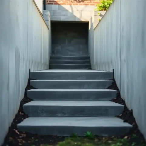 Schody do piwniczki betonowej