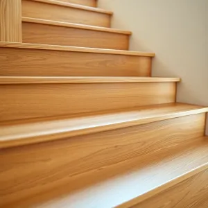 Schody drewniane z podstopniami