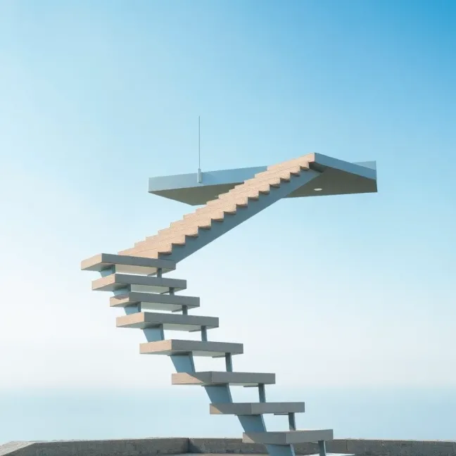 schody lewitujące zewnętrzne  jak zrobić