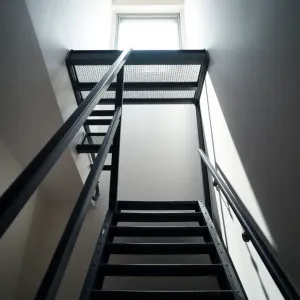 Schody na strych metalowe