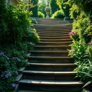 Schody w ogrodzie inspiracje