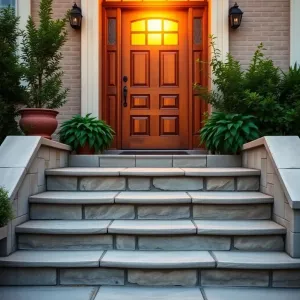 Schody wejściowe do domu